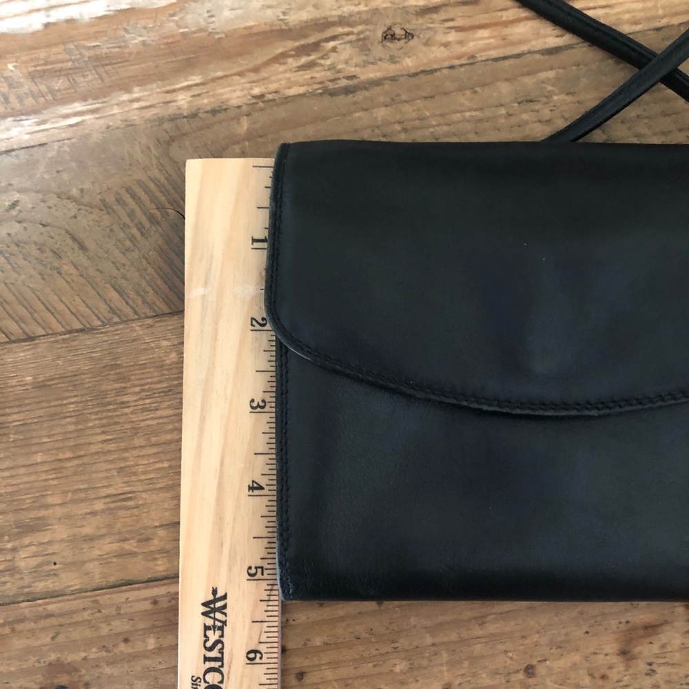 Derek Alexander Black Leather Crossbody Bag/Wallet - Picture 8 of 8